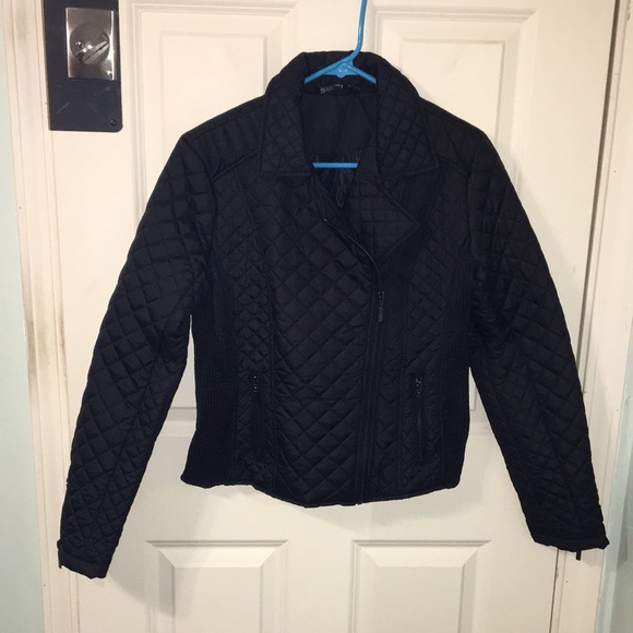 Like New Ashley Premium Textured Quilted Moto Jacket S M - Picture 6 of 11
